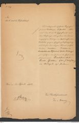 k.k. naturhistorisches Hofmuseum, Intendanzakten 1885-1896 (Hauer), Aktenzahl Z.229/1892, Seite 3